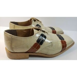 Liberty Genuine Leather Upper Derby SZ 9 M Made in India Patch Leather Unique